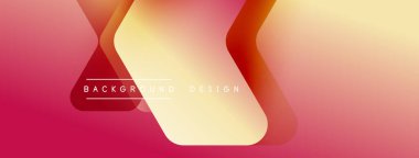 Enerjik geometrik arkaplan harmonik hareket içinde dinamik oklardan oluşan bir dizi içeriyor, hız, çeviklik ve kasıtlı akış duygusunu çağrıştırıyor