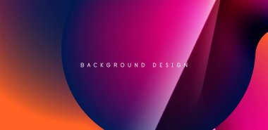 Colorful bubble abstract background with shadow effects. Minimalist geometric vector Illustration For Wallpaper, Banner, Background, Card, Book Illustration, landing page