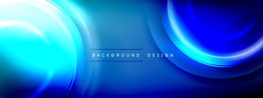 Çember çizgileri ve baloncuklar ışık ve gölge efektleriyle parlayan etki eğiminde. Işık, gölge ve derinliğin dinamik etkileşimi. Gelecekçi ve ritmik teknoloji tasarımı