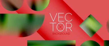 Kareler ve daireler tasarlandı. Metalik efektli akışkan renk eğimleri. Şekillerin sakin sinerjisi, kareleri ve daireleri uyumlu, büyüleyici bir tasarım haline getiriyor.