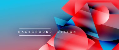 Birbirine kenetlenmiş üçgenler ve dairelerden oluşan büyüleyici soyut arkaplan, hem zerafet hem de modernlik saçan şaşırtıcı şekiller ve desenler oluşturur.