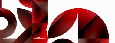 Çemberler ve çeşitli şekiller birleşerek çağdaş zemin oluşturarak yaratıcılığı ateşliyor. Dijital tasarımlar, sunumlar, web sitesi afişleri, sosyal medya paylaşımları için tasarım