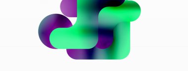 Gradyan Geometri. Çizgilerin ve Çemberlerin Minimalist Füzyonu, Hünerli Serene, Çekici Soyut Arkaplan