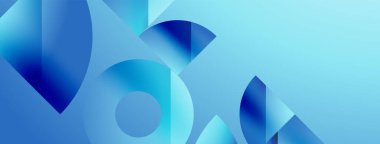 Basit geometrik formlar - dinamik geometrik soyut arkaplan. Duvar kağıdı, afiş, arkaplan, iniş sayfası, duvar sanatı, davetiye, baskılar, posterler için görsel senfoni