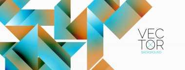 Beyaz üzerine geometrik saflık. Çizgiler, kareler, üçgenler birleşsin. Zarif basitlikte minimalist ahenk