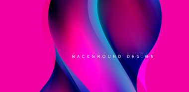 Soyut zarif akış şekilleri arka plan, akışkan gradyan renkler. Kapaklar, şablonlar, el ilanları, afişler, broşürler, afişler için şablon
