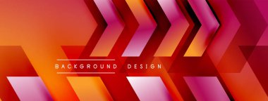 Enerjik geometrik arkaplan harmonik hareket içinde dinamik oklardan oluşan bir dizi içeriyor, hız, çeviklik ve kasıtlı akış duygusunu çağrıştırıyor