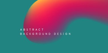 Dinamik sıvı şekilleri içeren akışkan geometrik vektör arka planı, duvar kağıdı, pankart, arkaplan, iniş sayfası, duvar sanatı, davetiye, baskı, poster için büyüleyici soyut görsel deneyim yaratıyor