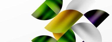 Metalik cazibesi olan modern minimalizmle evlenmek için nefis bir zemin. Yuvarlak üçgenler, geometrik karmaşıklık yayar ve duvar kağıdı, afiş, arkaplan, iniş sayfası için az gösterilmiş cazibe