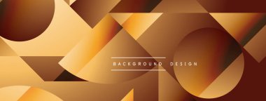 Basit geometrik formlar - dinamik geometrik soyut arkaplan. Duvar kağıdı, afiş, arkaplan, iniş sayfası, duvar sanatı, davetiye, baskılar, posterler için görsel senfoni