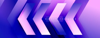 Enerjik geometrik arkaplan harmonik hareket içinde dinamik oklardan oluşan bir dizi içeriyor, hız, çeviklik ve kasıtlı akış duygusunu çağrıştırıyor