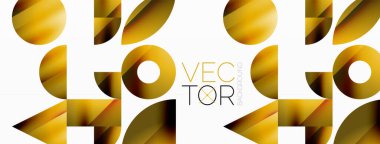 Üçgen ve daire minimalist kompozisyonu. Duvar kağıdı, afiş, arkaplan, iniş sayfası, duvar sanatı, davetiye, baskılar için büyüleyici görsel tasarım geometrik ahenkle buluşur