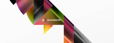 Minimalist zarafet bu metalik arkaplanda parlıyor, dairelerin ve üçgenlerin bileşimini gösteriyor, geometrik başyapıtlar yaratıyor.