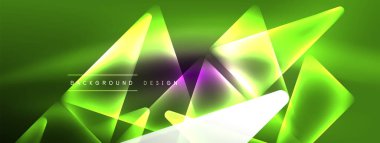 Canlı Geometrik Neon Parlak Hat Arkaplanı. Biçimlerin, Satırların, Renklerin ve Parıltının Cesur ve Çarpıcı Gösterimi, Gelecekçi Modern Tasarımlar İçin Mükemmel, Yüksek Teknolojik Sunumlar, Teknoloji Web Sayfaları