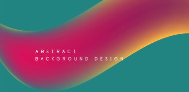 Dinamik sıvı şekilleri içeren akışkan geometrik vektör arka planı, duvar kağıdı, pankart, arkaplan, iniş sayfası, duvar sanatı, davetiye, baskı, poster için büyüleyici soyut görsel deneyim yaratıyor