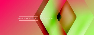 Enerjik geometrik arkaplan harmonik hareket içinde dinamik oklardan oluşan bir dizi içeriyor, hız, çeviklik ve kasıtlı akış duygusunu çağrıştırıyor