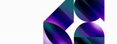 Serene gradyan şablonu. Çemberler ve üçgenler minimalist mükemmellikte karışıyor. Biçim ve renklerin nazik bir şekilde birleşmesi dengeli ama büyüleyici bir zemin oluşturur, modern karmaşıklığı somutlaştırır.