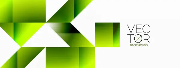 Minimalistische Eleganz Linien Quadrate Dreiecke Treffen Auf Weiß Die Essenz — Stockvektor