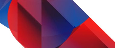 Geometrik füzyon - üçgenlerin soyut harmonisi ve minimalist arkaplan tasarımında daireler. Duvar kağıdı, afiş, arkaplan, iniş sayfası, duvar sanatı, davetiye, baskı için şekil ve satır tasarımı