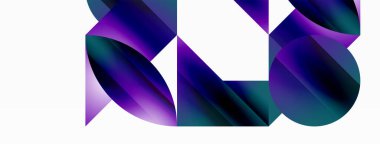 Serene gradyan şablonu. Çemberler ve üçgenler minimalist mükemmellikte karışıyor. Biçim ve renklerin nazik bir şekilde birleşmesi dengeli ama büyüleyici bir zemin oluşturur, modern karmaşıklığı somutlaştırır.