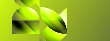 Serene gradyan şablonu. Çemberler ve üçgenler minimalist mükemmellikte karışıyor. Biçim ve renklerin nazik bir şekilde birleşmesi dengeli ama büyüleyici bir zemin oluşturur, modern karmaşıklığı somutlaştırır.