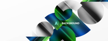 Minimalist zarafet bu metalik arkaplanda parlıyor, dairelerin ve üçgenlerin bileşimini gösteriyor, geometrik başyapıtlar yaratıyor.