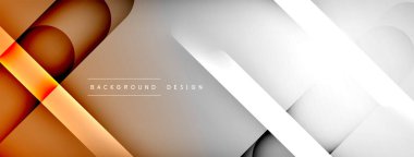 Çizgileri, daireleri olan hafif geometrik arkaplan