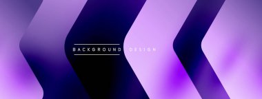 Enerjik geometrik arkaplan harmonik hareket içinde dinamik oklardan oluşan bir dizi içeriyor, hız, çeviklik ve kasıtlı akış duygusunu çağrıştırıyor