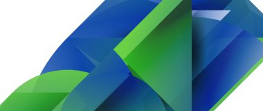 Geometrik füzyon - üçgenlerin soyut harmonisi ve minimalist arkaplan tasarımında daireler. Duvar kağıdı, afiş, arkaplan, iniş sayfası, duvar sanatı, davetiye, baskı için şekil ve satır tasarımı