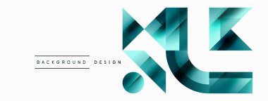 Kareli, üçgenli, daireli geometrik arkaplan. Şekiller uyumlu bir şekilde etkileşir, dijital tasarımlar, sunumlar, web sitesi afişleri, sosyal medya iletileri için görsel olarak çarpıcı bir tasarım oluşturur