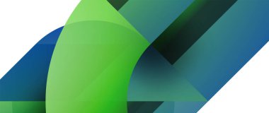 Geometrik füzyon - üçgenlerin soyut harmonisi ve minimalist arkaplan tasarımında daireler. Duvar kağıdı, afiş, arkaplan, iniş sayfası, duvar sanatı, davetiye, baskı için şekil ve satır tasarımı