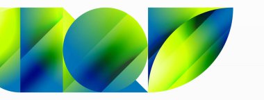 Minimalizm, gradyan cazibesiyle buluşur. Geometrik şekiller sakin bir arka planda birbirine dolanır. İnce renkler birleşir, dinamik bir tuval oluşturur, modern estetiğin kanıtıdır.