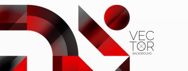 Parlak daire, kare, üçgen minimalist geometrik arkaplanı şekillendirir. Gösterişli, çağdaş tasarım dijital tasarımlar, sunumlar, web sitesi afişleri, sosyal medya paylaşımları için biraz sofistike