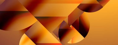 Basit geometrik formlar - dinamik geometrik soyut arkaplan. Duvar kağıdı, afiş, arkaplan, iniş sayfası, duvar sanatı, davetiye, baskılar, posterler için görsel senfoni