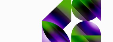 Serene gradyan şablonu. Çemberler ve üçgenler minimalist mükemmellikte karışıyor. Biçim ve renklerin nazik bir şekilde birleşmesi dengeli ama büyüleyici bir zemin oluşturur, modern karmaşıklığı somutlaştırır.