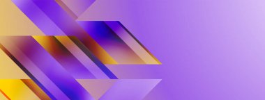 Basit geometrik formlar - dinamik geometrik soyut arkaplan. Duvar kağıdı, afiş, arkaplan, iniş sayfası, duvar sanatı, davetiye, baskılar, posterler için görsel senfoni