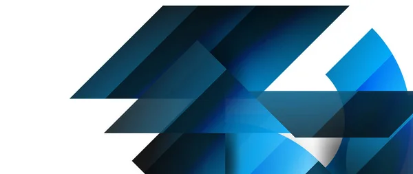 Захватывающая Векторная Иллюстрация Геометрический Минималистский Абстрактный Фон Украшенный Кругами Треугольниками — стоковый вектор