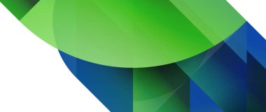 Geometrik füzyon - üçgenlerin soyut harmonisi ve minimalist arkaplan tasarımında daireler. Duvar kağıdı, afiş, arkaplan, iniş sayfası, duvar sanatı, davetiye, baskı için şekil ve satır tasarımı