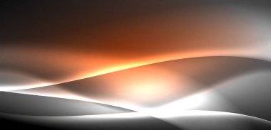 Neon ışıklı dalgalar arka planda dalgalanıyor, ışıltı ve hareketin büyüleyici dansı. Dinamik zemin, enerjinin ve modern estetiğin özünü yakalar