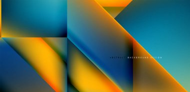 Akışkan gradyan renklerle dinamik üçgen tasarımı soyut arkaplan