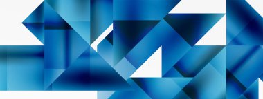Büyüleyici vektör soyutlaması. Üçgenler büyüleyici dansla kesişiyor, dinamik geometrik zemin hazırlıyorlar. Şekil ve açıların birleşimi modern tasarımın sanatsal senfonisini yaratır.