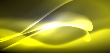 Neon ışıklı dalgalar arka planda dalgalanıyor, ışıltı ve hareketin büyüleyici dansı. Dinamik zemin, enerjinin ve modern estetiğin özünü yakalar