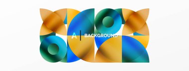 Çember ve üçgen soyut arkaplan. Yaratıcı teknoloji, dijital sanat, sosyal iletişim ve modern bilim kavramı. Posterler, kapaklar, afişler, broşürler ve web siteleri için ideal