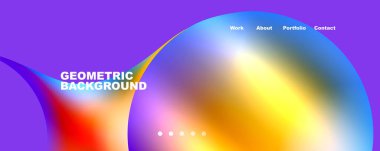 Trendy simple circle gradient abstract background. Vector Illustration For Wallpaper, Banner, Background, Card, Book Illustration, landing page