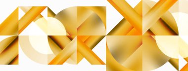 Kare kareli geometrik daireleri olan minimalist bir arka plan, kesin kalıpların senfonisi. Birbirine kenetlenmiş şekiller huzur verici ama büyüleyici bir zemin oluşturur, modernlik ve yapısal zarafet harmanlanır