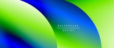 Daireler ve eğimli yuvarlak şekiller. Asgari soyut arkaplan, yuvarlak geometrik şekiller, temiz ve yapılandırılmış tasarım