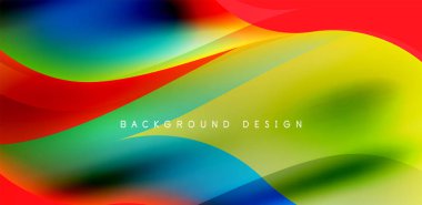 Soyut zarif akış şekilleri arka plan, akışkan gradyan renkler. Kapaklar, şablonlar, el ilanları, afişler, broşürler, afişler için şablon
