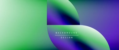 Daireler ve eğimli yuvarlak şekiller. Asgari soyut arkaplan, yuvarlak geometrik şekiller, temiz ve yapılandırılmış tasarım