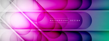 Soyut arkaplan - geometrik bileşim ışık ve gölgelerle oluşturuldu. Teknoloji veya iş dijital şablonu