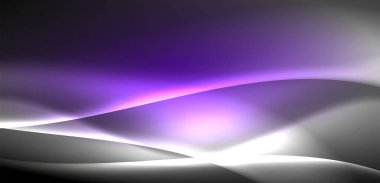 Neon ışıklı dalgalar arka planda dalgalanıyor, ışıltı ve hareketin büyüleyici dansı. Dinamik zemin, enerjinin ve modern estetiğin özünü yakalar